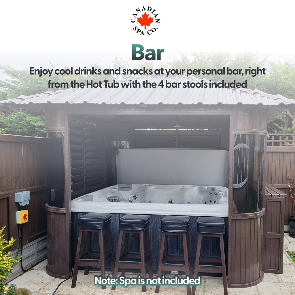 Fraser Gazebo 10ft x 10ft - Coffee