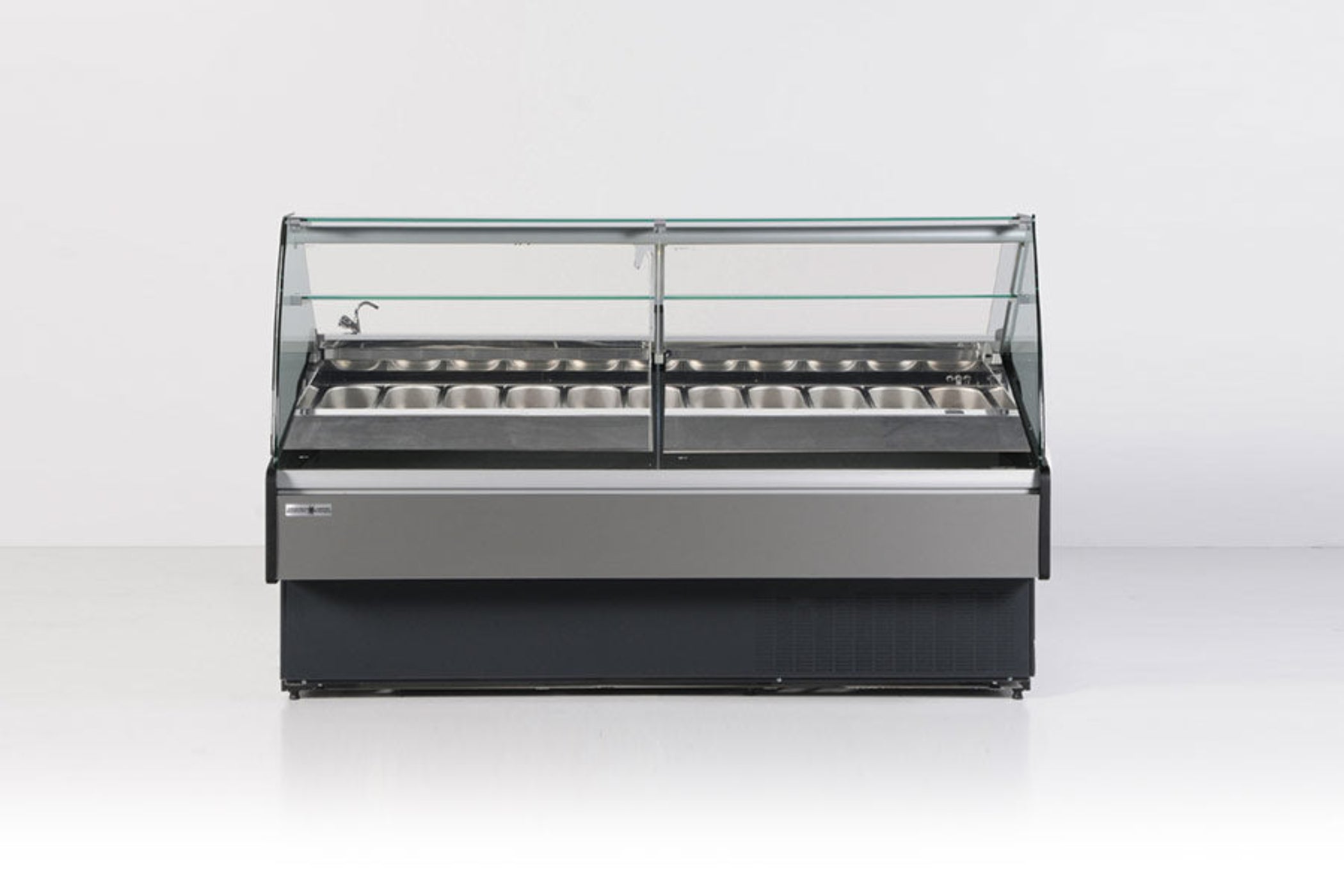 Hydra-Kool  | 58" Wide Self Contained Curved Glass Gelato Display Case - KFM-GL-60-S