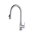 KIBI Napa Single Handle High Arc Pull Down Kitchen Faucet in Chrome Finish - KKF2005CH