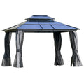Outsunny 10x12 Hardtop Gazebo - 84C-215V01