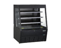 Kool-It " Wide Black Open Display Case - KOM-48XBK
