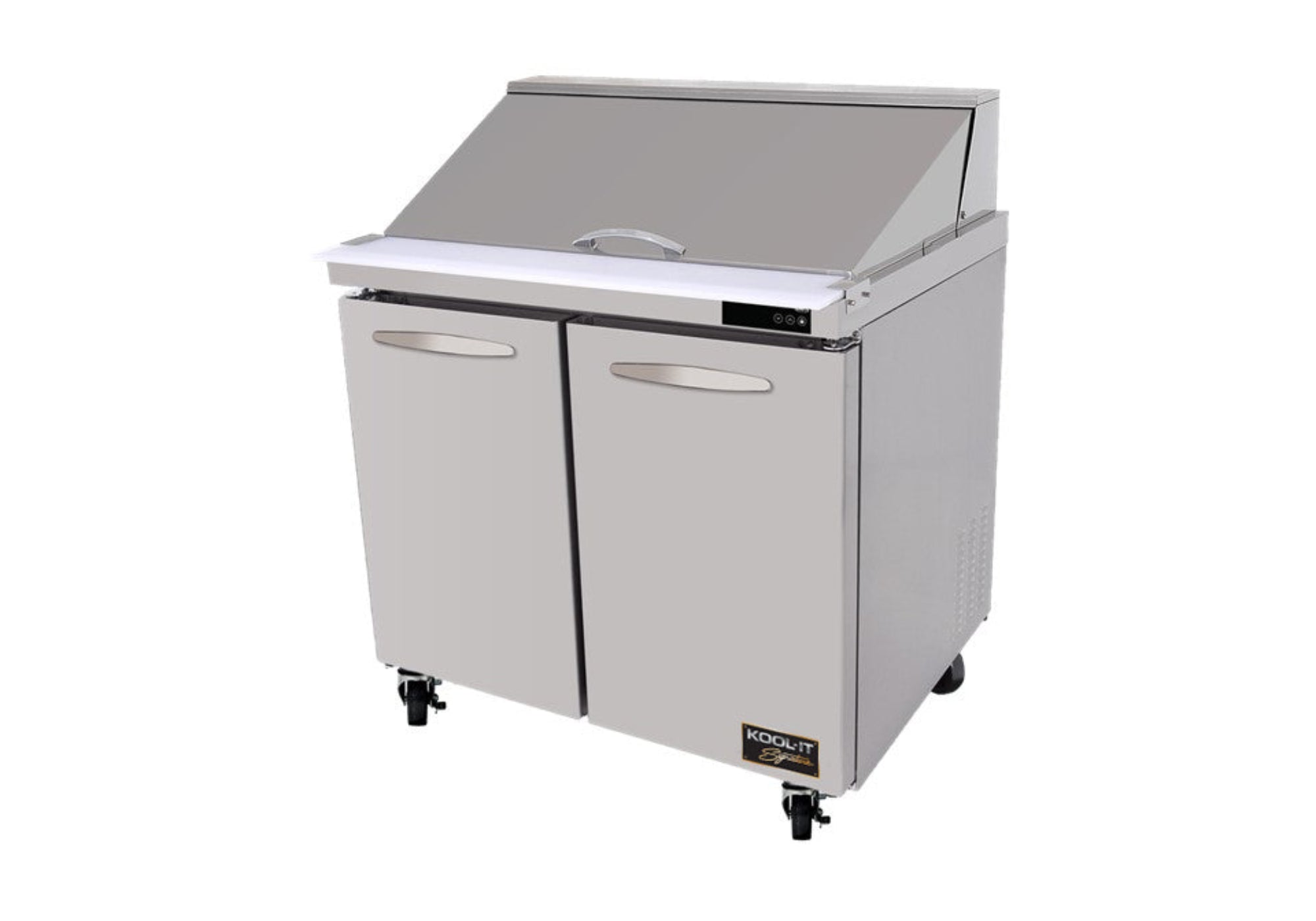Kool-It  | 36" Wide 2 Door Mega Top Sandwich Prep Table - KSTM-36-2
