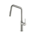 Kibi Macon Single Handle High Arc Pull Down Kitchen Faucet in Brushed Nickel Finish - KKF2007BN