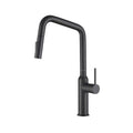 Kibi Macon Single Handle High Arc Pull Down Kitchen Faucet in Matte Black Finish - KKF2007MB