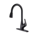 Kibi Single Handle Pull Down Kitchen Faucet In Oil Rubbed Bronze Finish - F101ORB