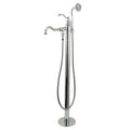 Kingston Brass English Country Freestanding Tub Faucet with Hand Shower - KS713-ABL