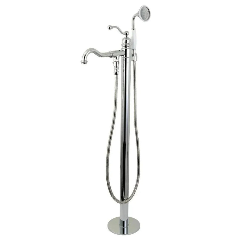 Kingston Brass English Country Freestanding Tub Faucet with Hand Shower - KS713-ABL