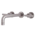 Kingston Brass Manhattan Two-Handle Wall Mount Tub Faucet - KS802-CML