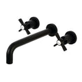 Kingston Brass Millennium Two-Handle 3-Hole Wall Mount Roman Tub Faucet - KS802-ZX