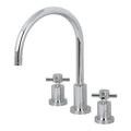 Kingston Brass Widespread Kitchen Faucet in Polished Chrome - KS8721DXLS