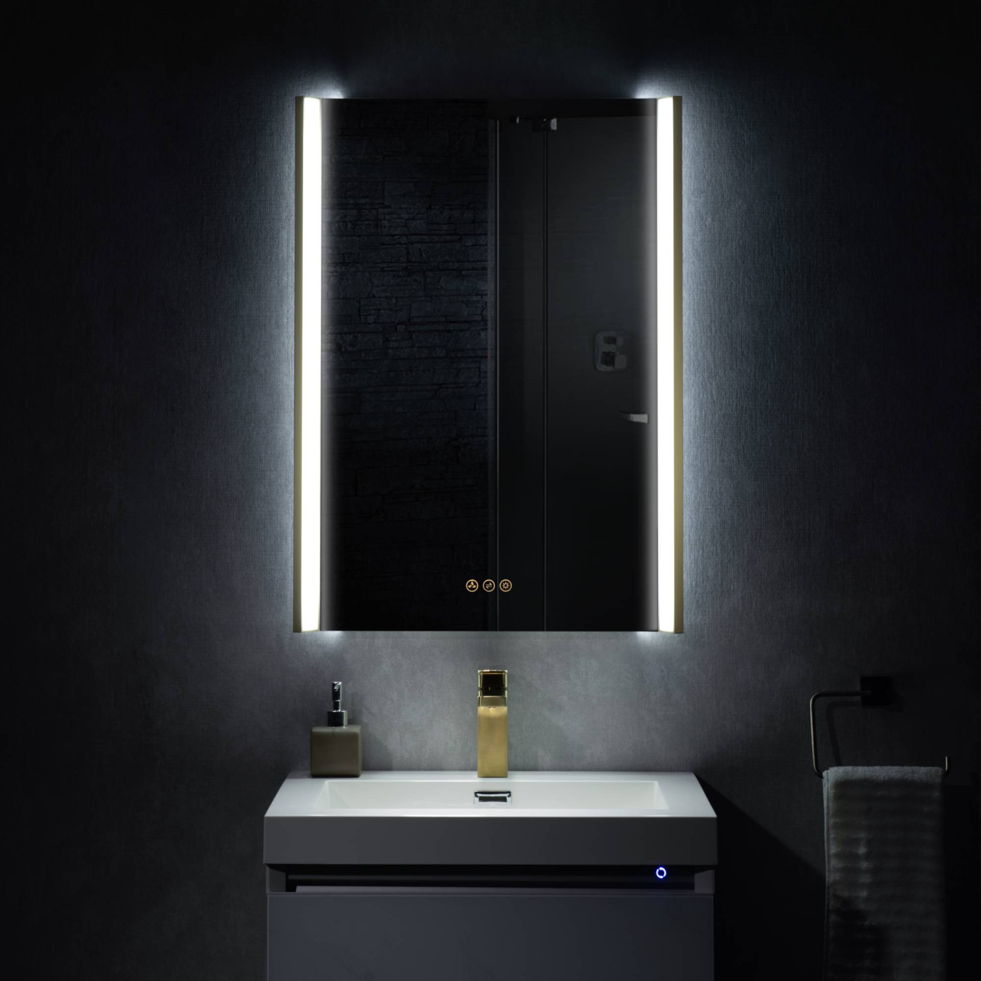 Blossom Binary 24″ LED Mirror - LED M5 2432 CH