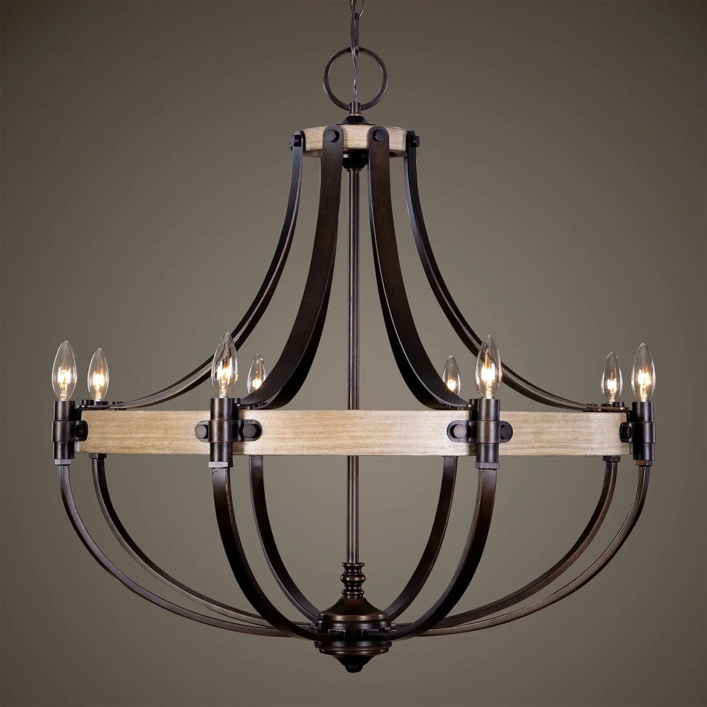 Uttermost Dubois 8 Light Chandelier 21329