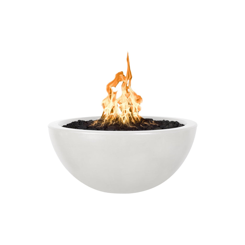 30" Luna Concrete Fire Bowl Limestone