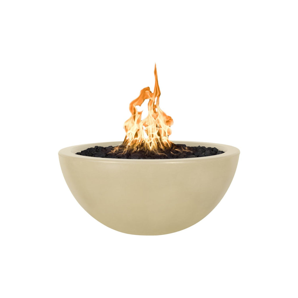 30" Luna Concrete Fire Bowl Vanilla