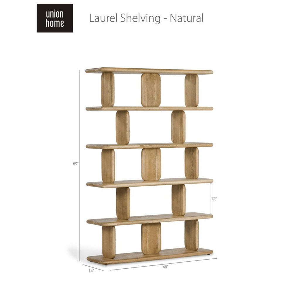 Union Home Laurel Shelving - Natural  - LVR00334