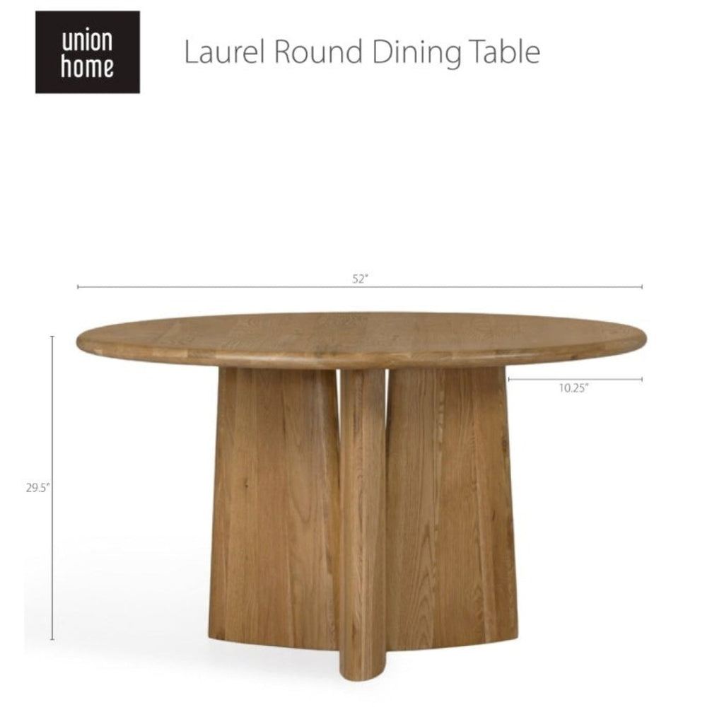 Union Home Laurel Round Dining Table -  DIN00217