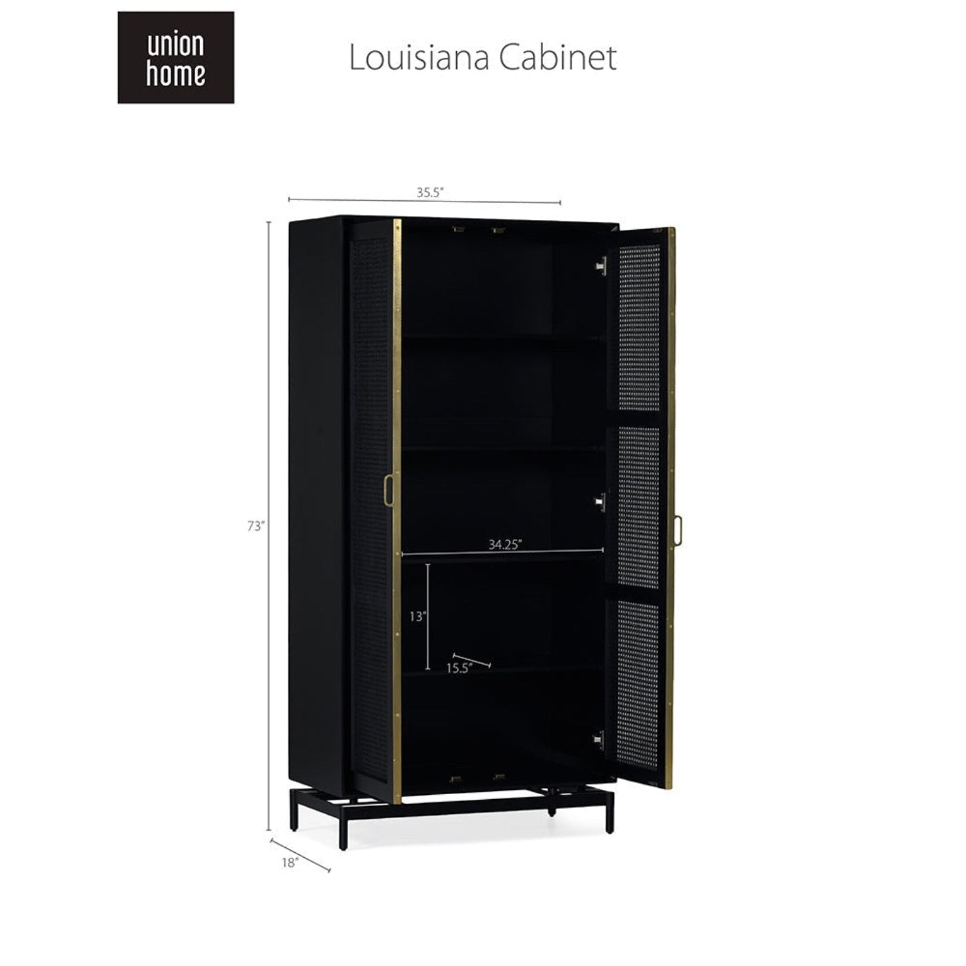 Union Home Louisiana Cabinet -  BDM00013