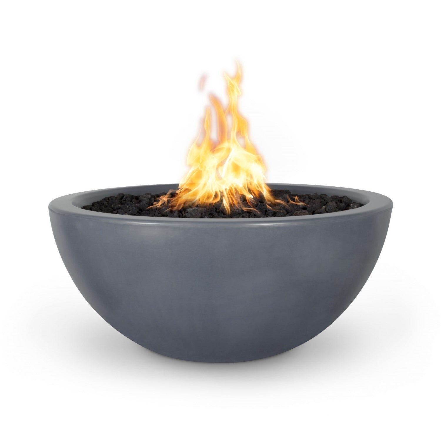 38" Luna Concrete Fire Bowl Gray