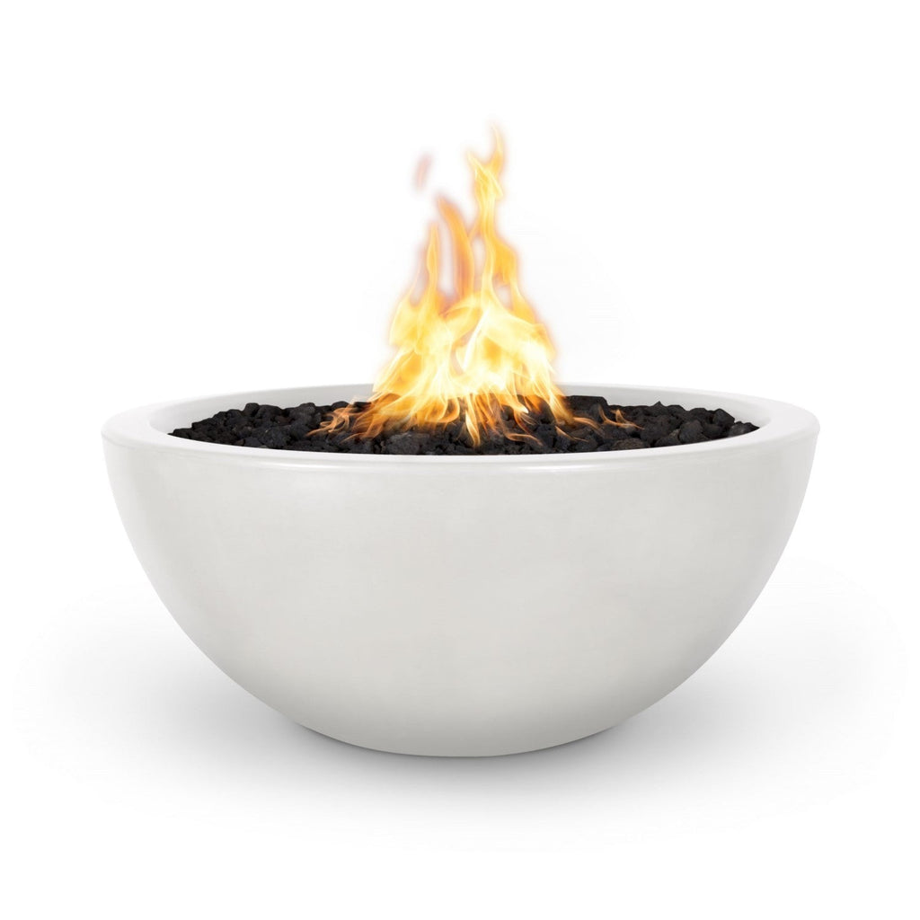 38" Luna Concrete Fire Bowl Limestone