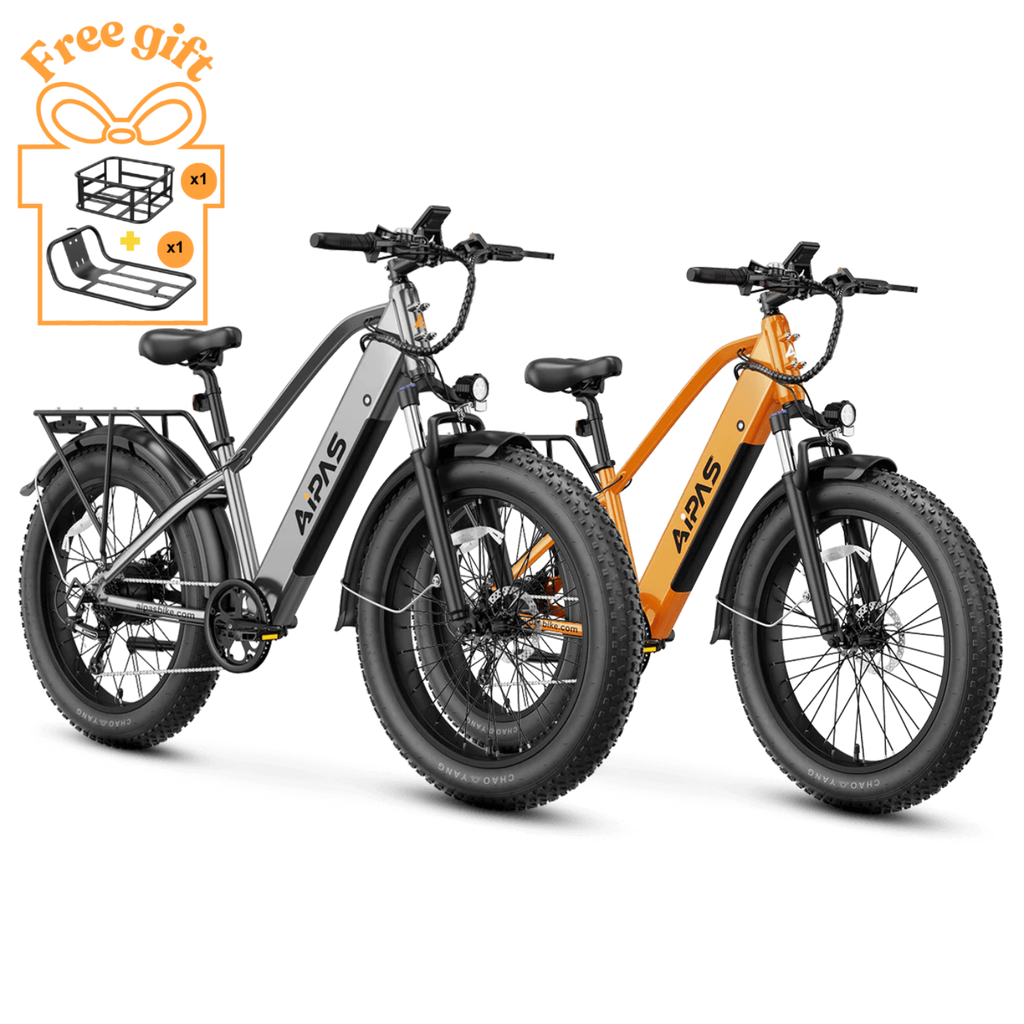 Aipas Ebike Combo Sale M2*2 - Aipas-M2combo-Grey+Orange