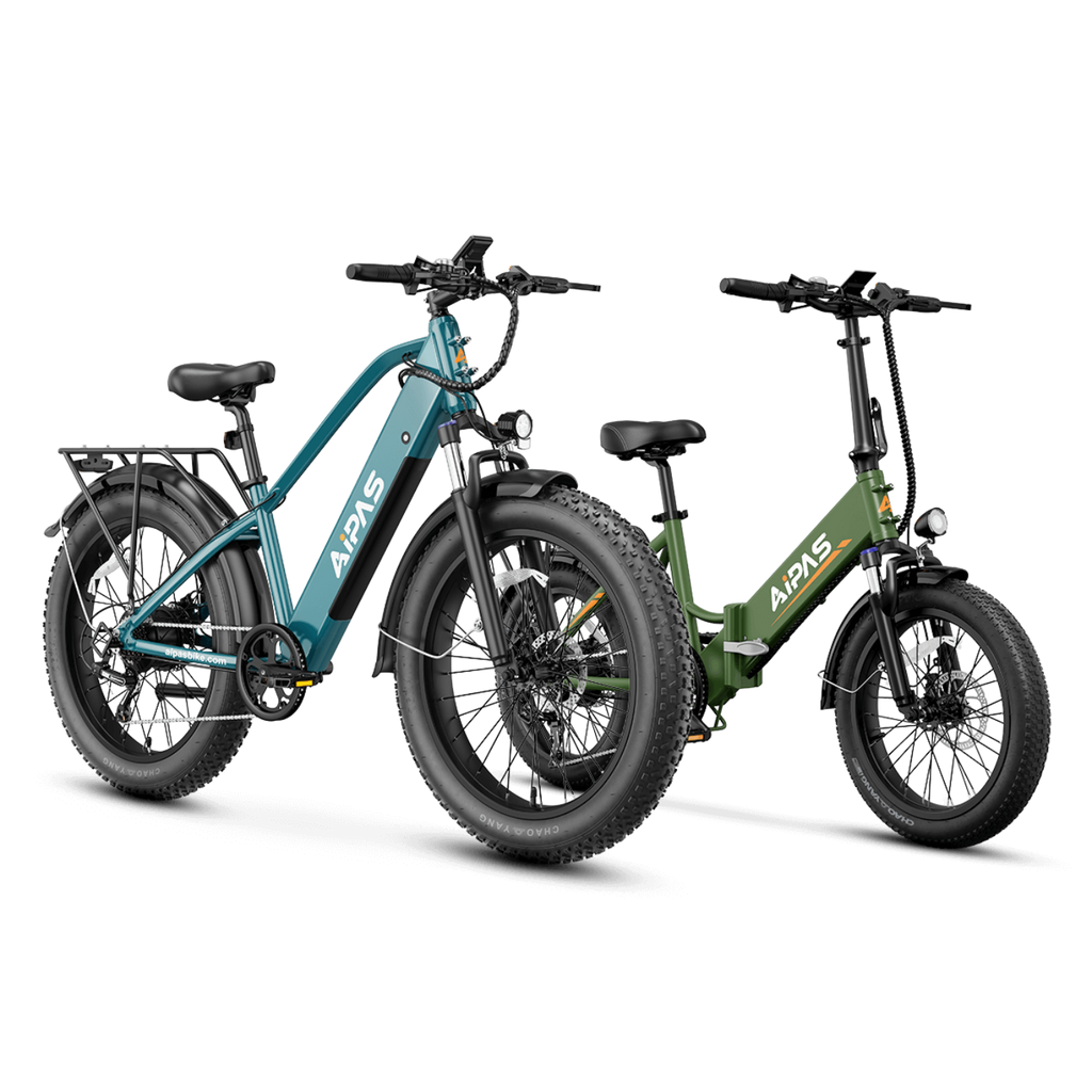 Aipas Ebike Combo Sale M2 + A2 - Aipas-A2white+M2viridity