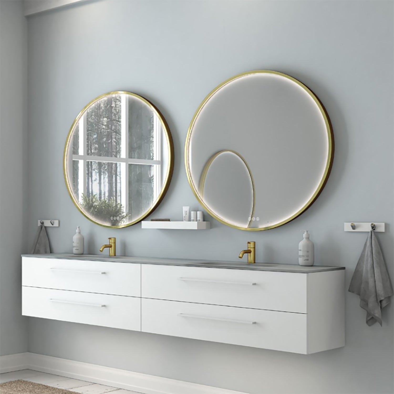 Blossom Oskar 32 Inch Round LED Mirror - LED M7 R32 MB