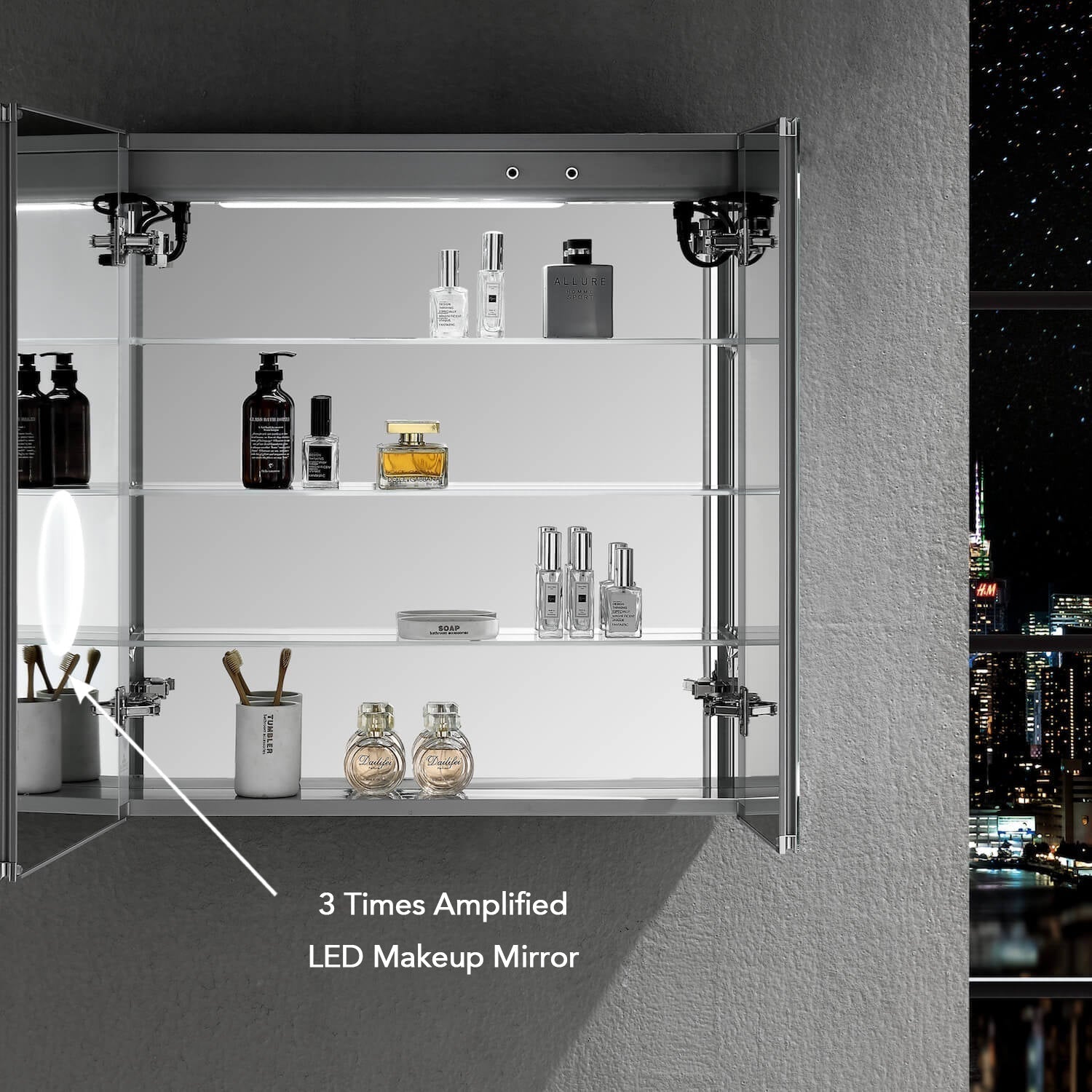 Blossom Asta – 30 Inches LED Medicine Cabinet - MCL2 3032