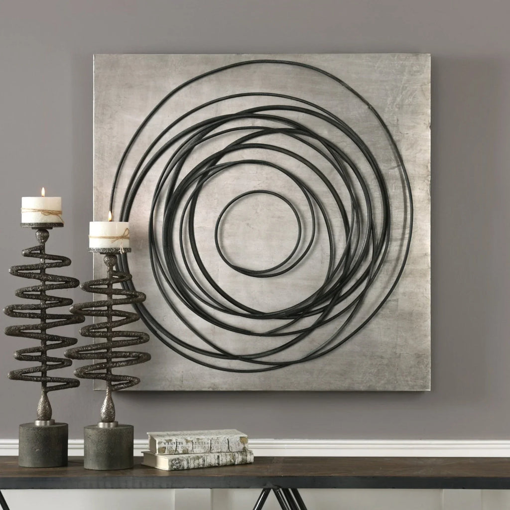 Uttermost Whirlwind Iron Coils Wall Art 04105