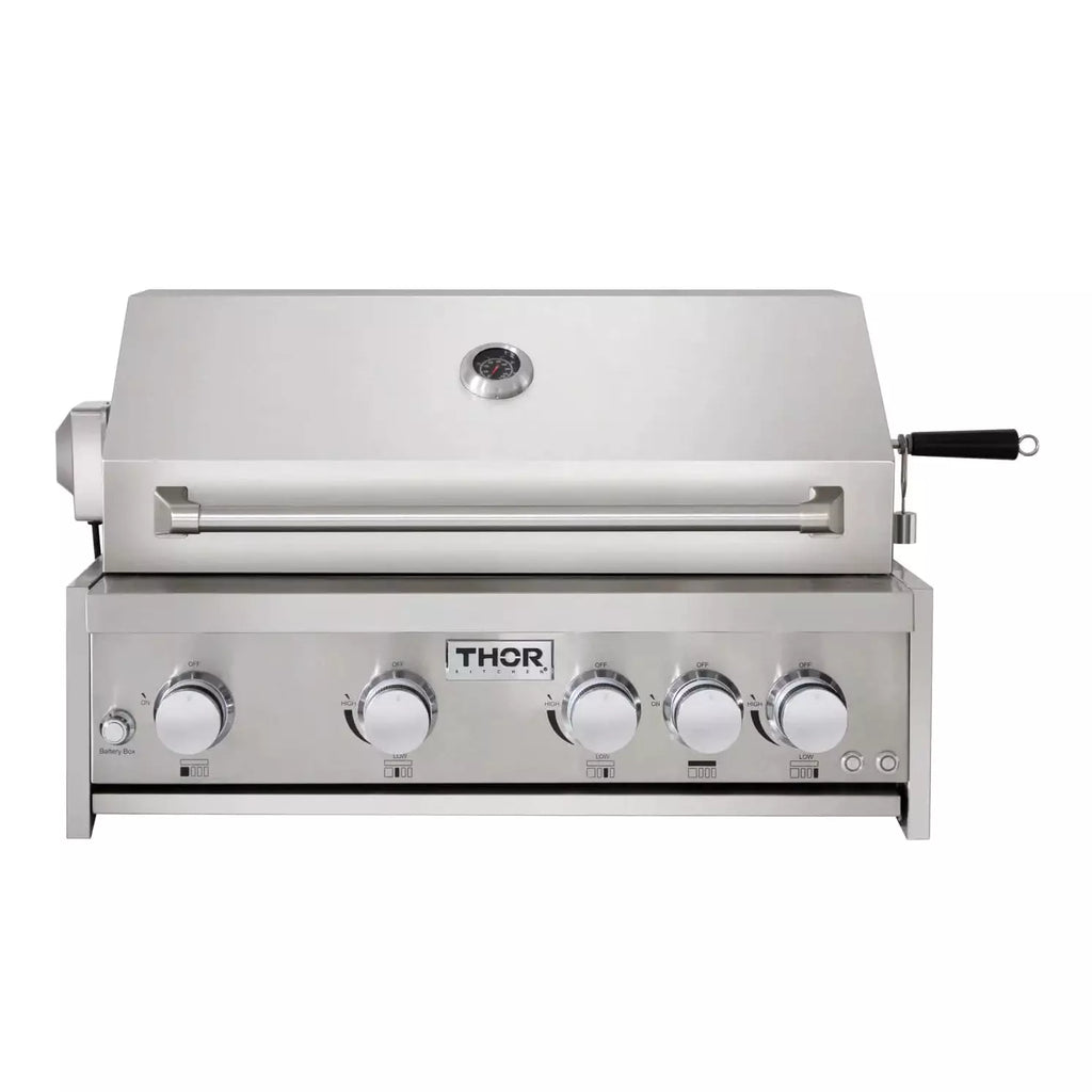 Thor Kitchen Outdoor Kitchen Package with Propane Gas Grill and Wine Cooler, AP-Outdoor-LP-W