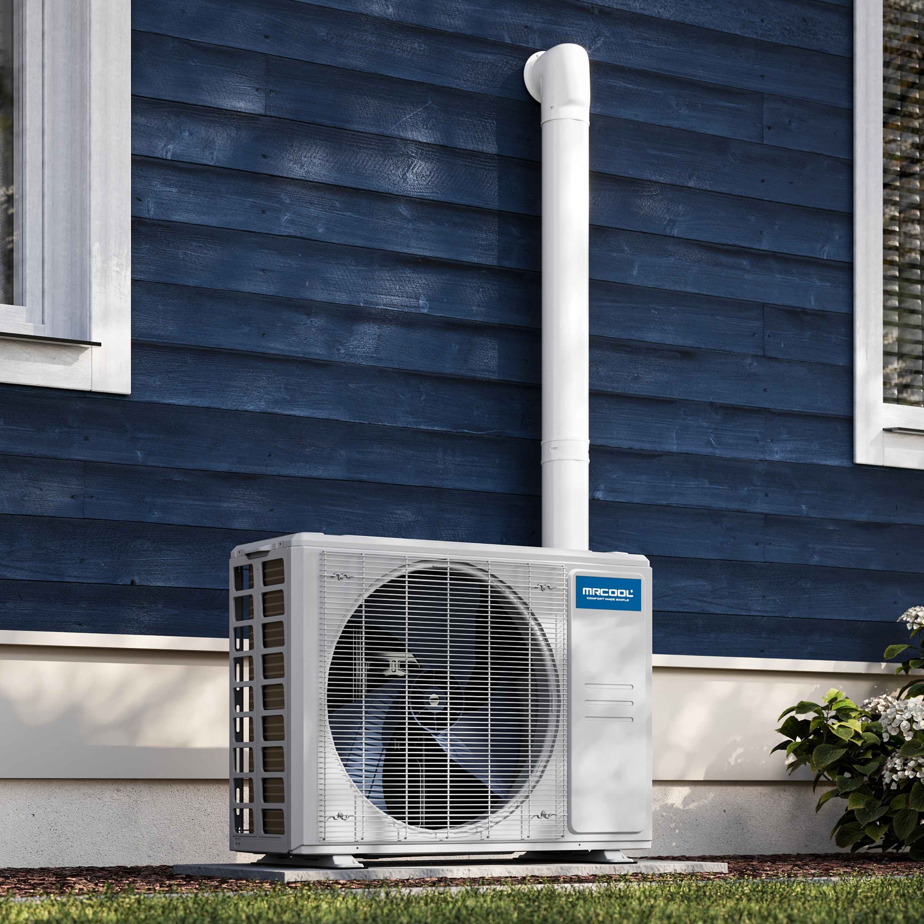 MRCOOL DIY 5th Gen E Star 24,000 BTU Single Zone Mini Split Complete System with 25 Ft. Line Set, 230V  - DIY-24-HP-WM-230D25-O