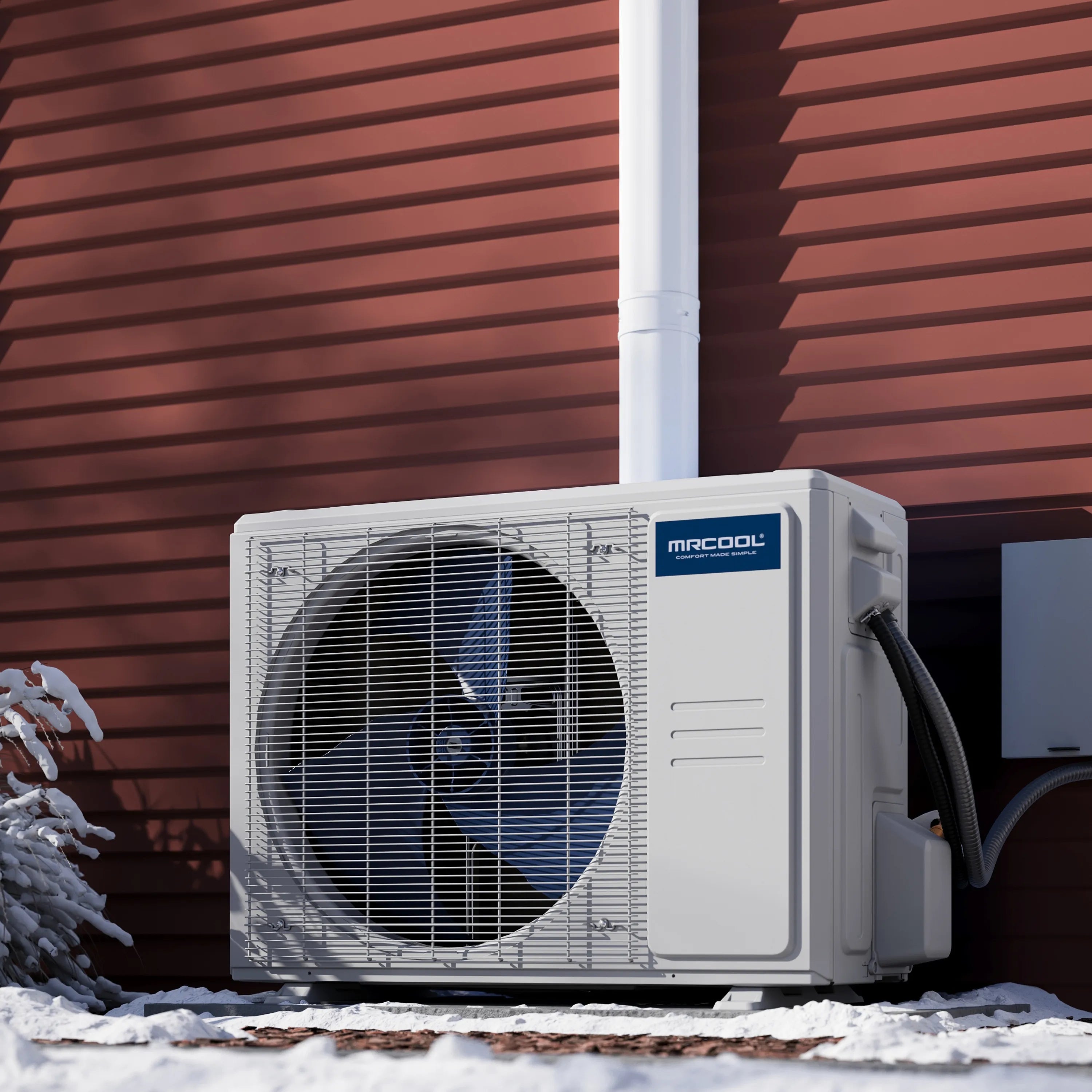 MRCOOL DIY 5th Gen E Star 18,000 BTU Single Zone Mini Split Complete System with 25 Ft. Line Set, 230V  - DIY-18-HP-WM-230D25-O