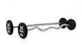 Johnson Health Tech XULT Urethane Straight Barbells - XULT Urethane Straight Barbell, Black Plus, 80 lb. - XT-080URE-BBST-P