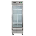 Maxx Cold Single Glass Door Reach-In Refrigerator, 23 cu. ft. Storage Capacity, in Stainless Steel - MXCR-23GDHC