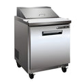 Maxx Cold One-Door Refrigerated Sandwich and Salad Prep Station, 7 cu. ft., in Stainless Steel - MXCR29SHC