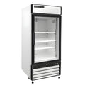 Maxx Cold Single Glass Door Merchandiser Refrigerator, Free Standing, 16 cu. ft., in White - MXM1-16RHC