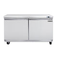 Maxx Cold Double Door Undercounter Freezer, 14.1 cu. ft. Storage Capacity, in Stainless Steel - MXSF60UHC