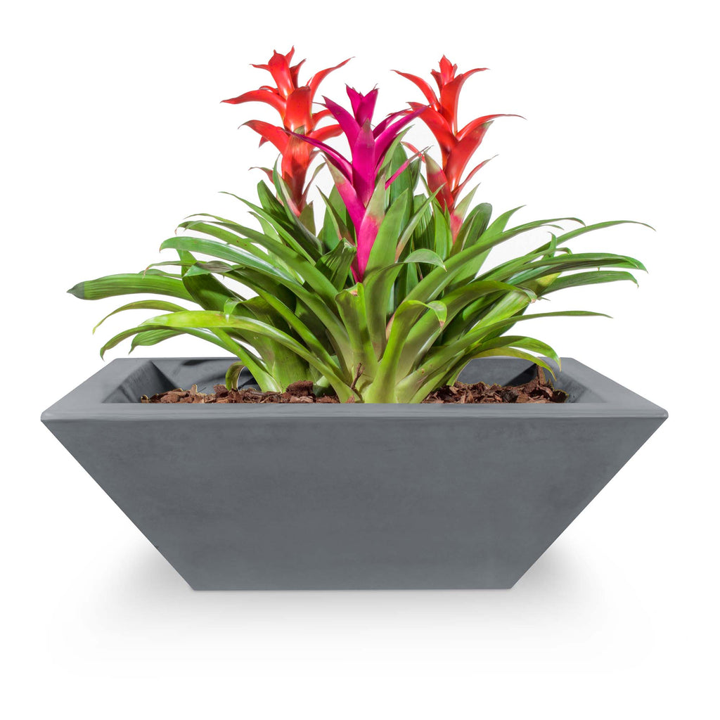 The Outdoor Plus Maya Concrete Planter Bowl - Gray