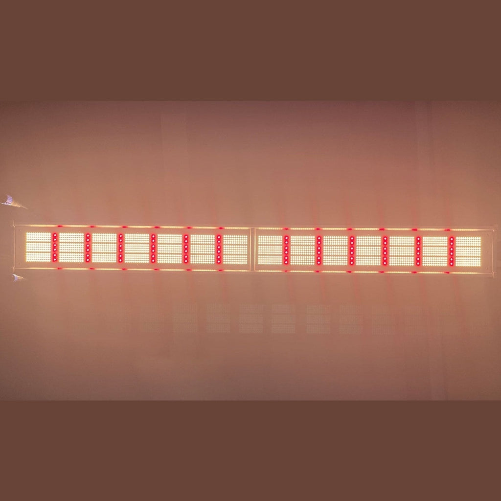Medic Grow Slim Power 2 Commercial Greenhouse LED Grow Lights - 550W, IP67 Waterproof, Perfect Heat Dissipation, High PPFD, Full Spectrum, Daisy Chain
