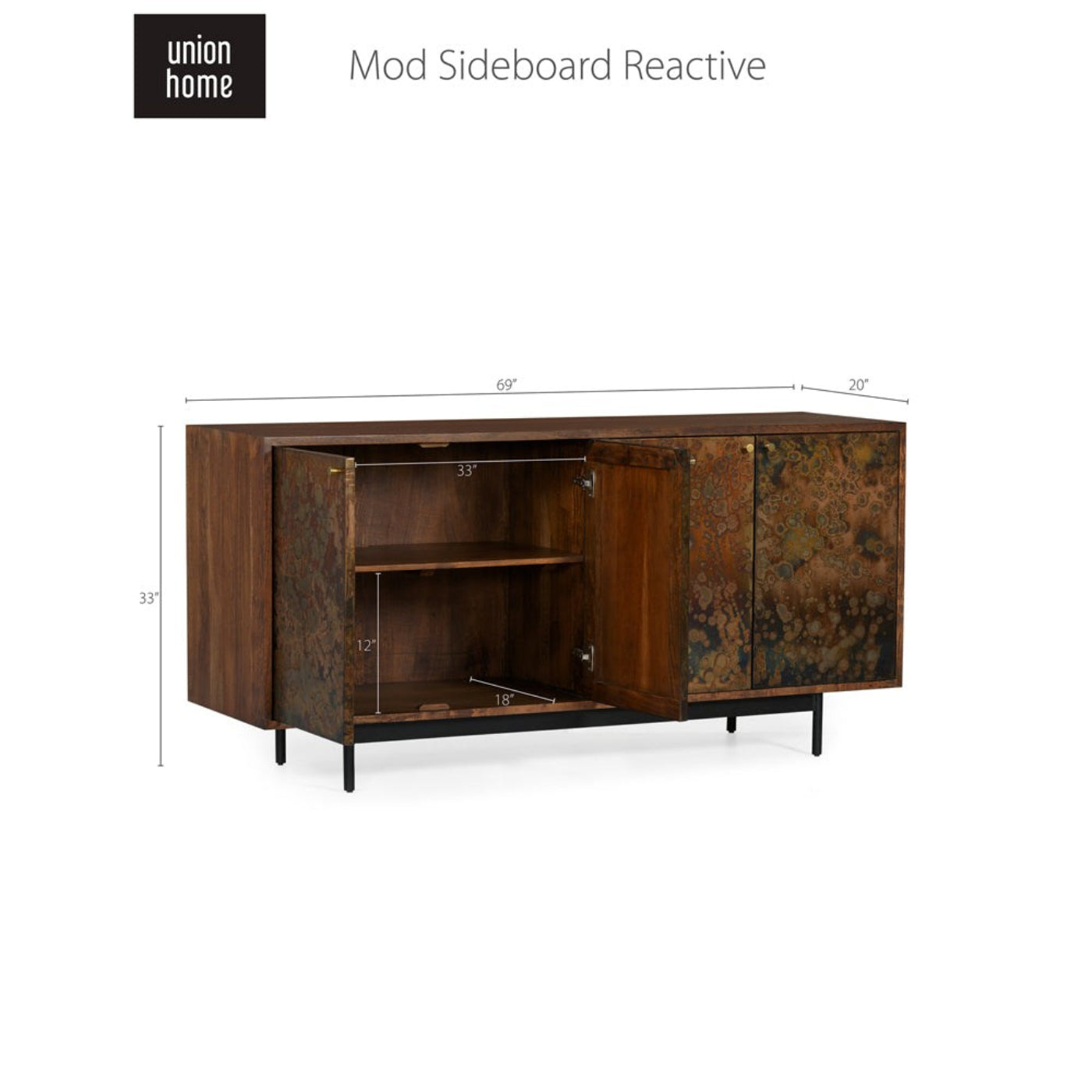 Union Home Mod Sideboard Reactive  - LVR00250