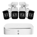 Lorex 4 Camera 8 Channel 4K 2TB 8MP IP Security Surveillance System New - N4K2-84WB
