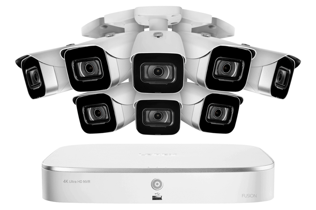 Lorex 8 Camera 8 Channel 4K 2TB 8MP IP Security Surveillance System New -  N4K2-88WB