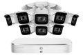 Lorex 8 Camera 8 Channel 4K 2TB 8MP IP Security Surveillance System New -  N4K2-88WB