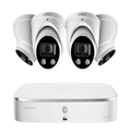 Lorex 8-Channel 4K Fusion NVR System with 4 Smart Deterrence 4K (8MP) IP Dome Cameras Security Surveillance System New -  N4K2SD-84WD