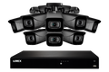 Lorex  16-Channel Fusion NVR System with Eight 4K (8MP) IP Cameras Security Surveillance System New - N4K3-168BB