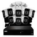 LorexLorex 16-Channel Fusion NVR System with Eight 4K (8MP) IP Cameras Security Surveillance System New - N4K3-168WB