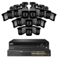 Lorex NC4K8-3216BB 32-Channel NVR System with Sixteen 4K (8MP) IP Cameras Security Surveillance System New - NC4K8-3216BB