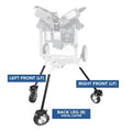 Fungo Leg Kit, Hack, (3 Pcs)