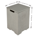 Elementi Plus Square Tank Cover
