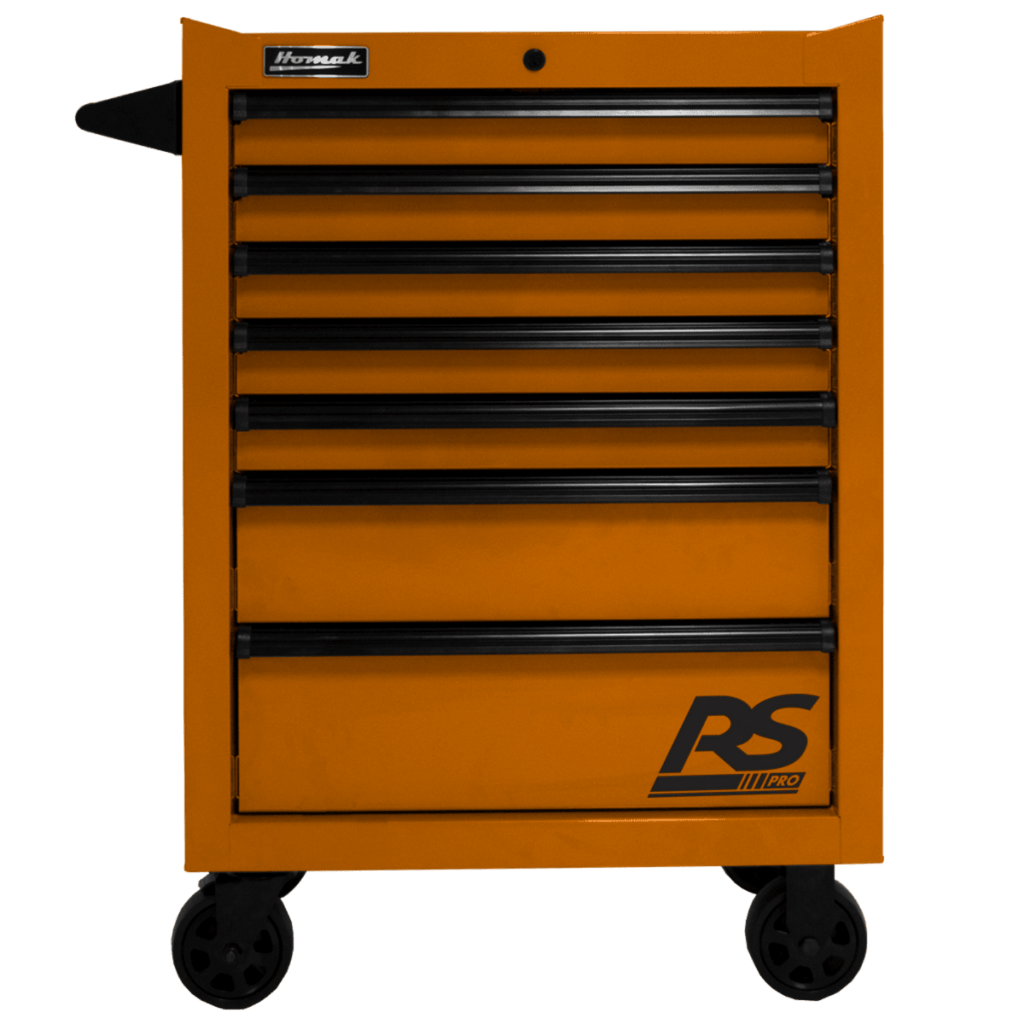 Homak  27” RS Pro Series 7 Drawer Roller Cabinet - BK04027770