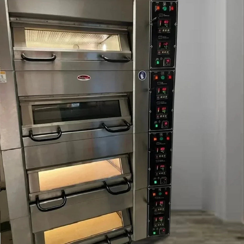 BakeMax 55" Triple Deck Electric Oven, Accommodates (6) 18" X 26" Pans, 220/60/1 - BMDDD03